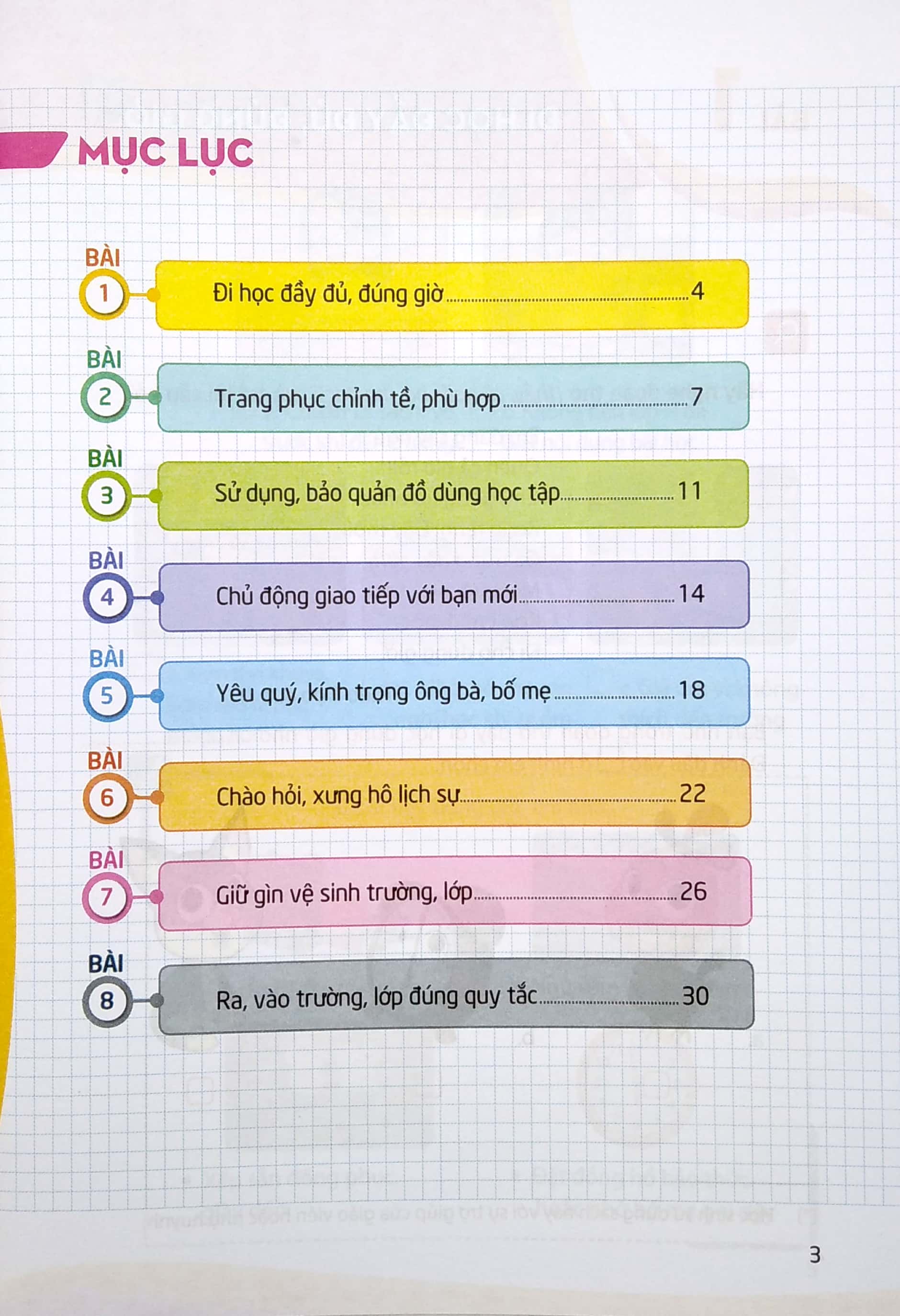 văn hóa học đường - lớp 1 (2020) - Ảnh 3