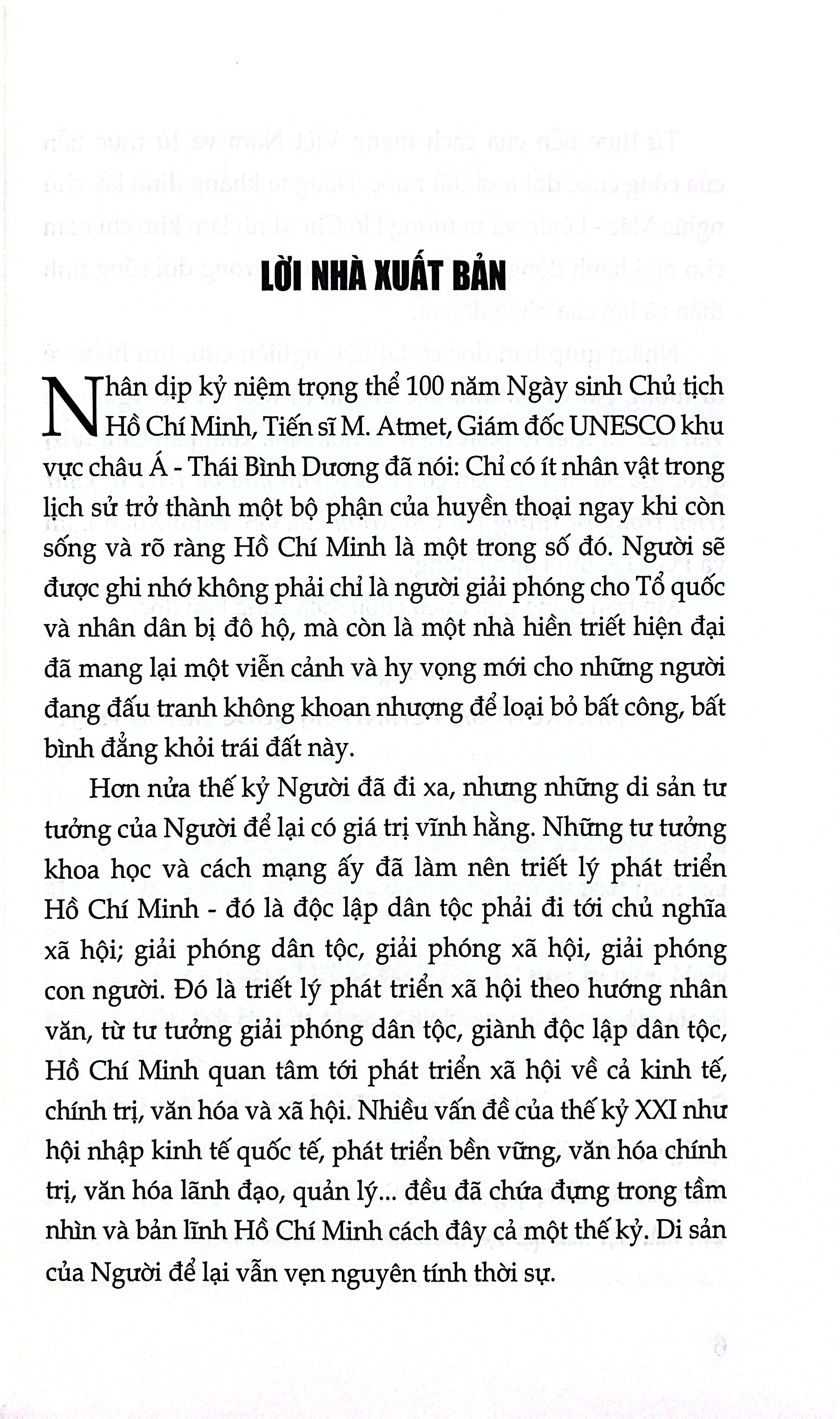 Văn Hóa Và Triết Lý Phát Triển Trong Tư Tưởng Hồ Chí Minh (Xuất Bản Lần Thứ Tư) - Ảnh 4