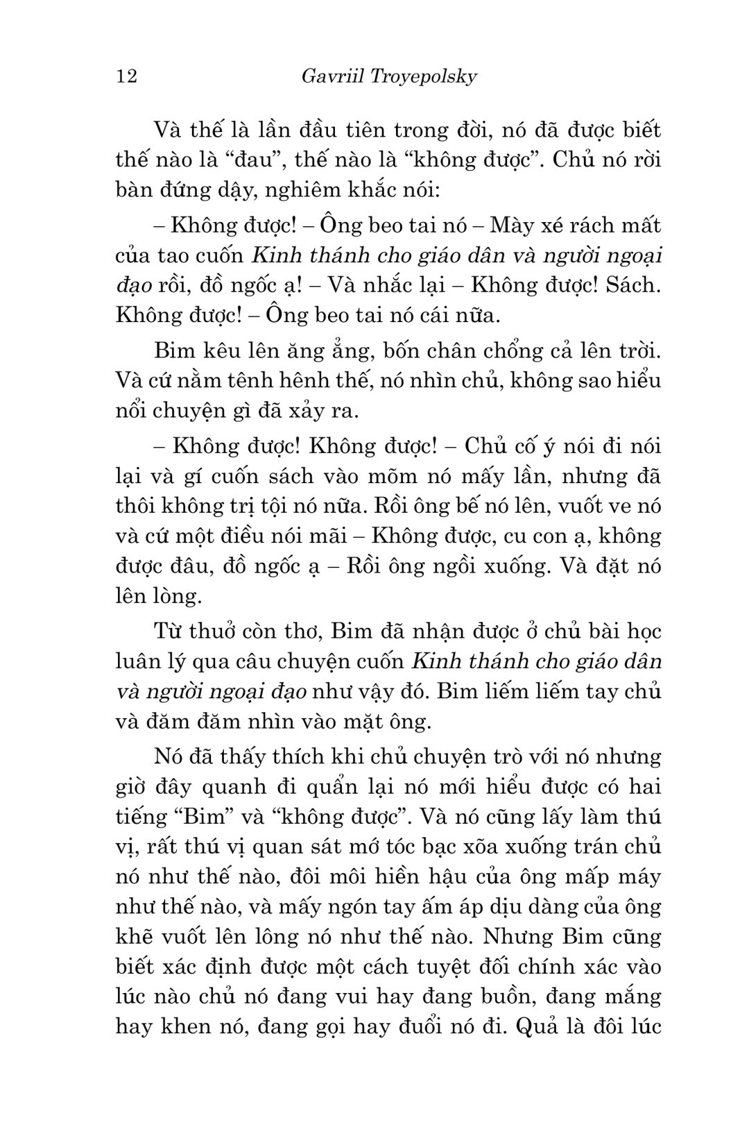 văn học cổ điển - con bim trắng tai đen (tái bản 2023) - Ảnh 12