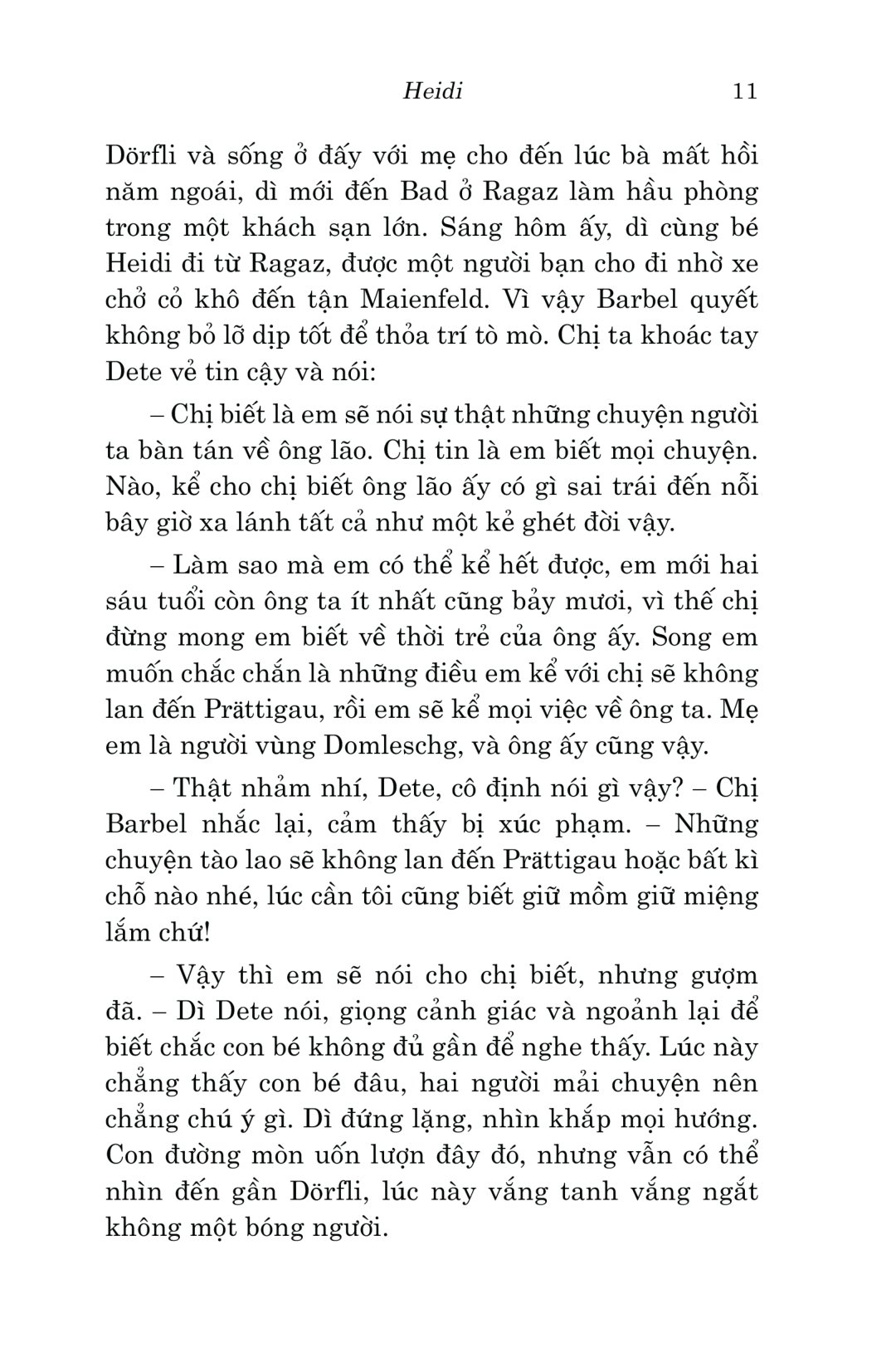 văn học cổ điển - heidi (tái bản 2023) - Ảnh 11