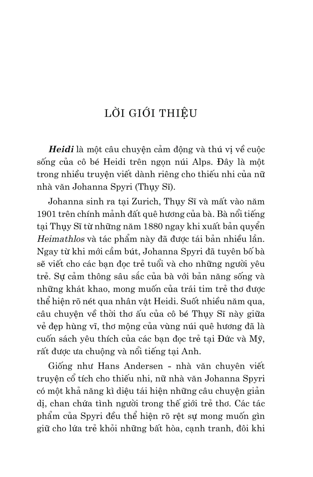 văn học cổ điển - heidi (tái bản 2023) - Ảnh 5