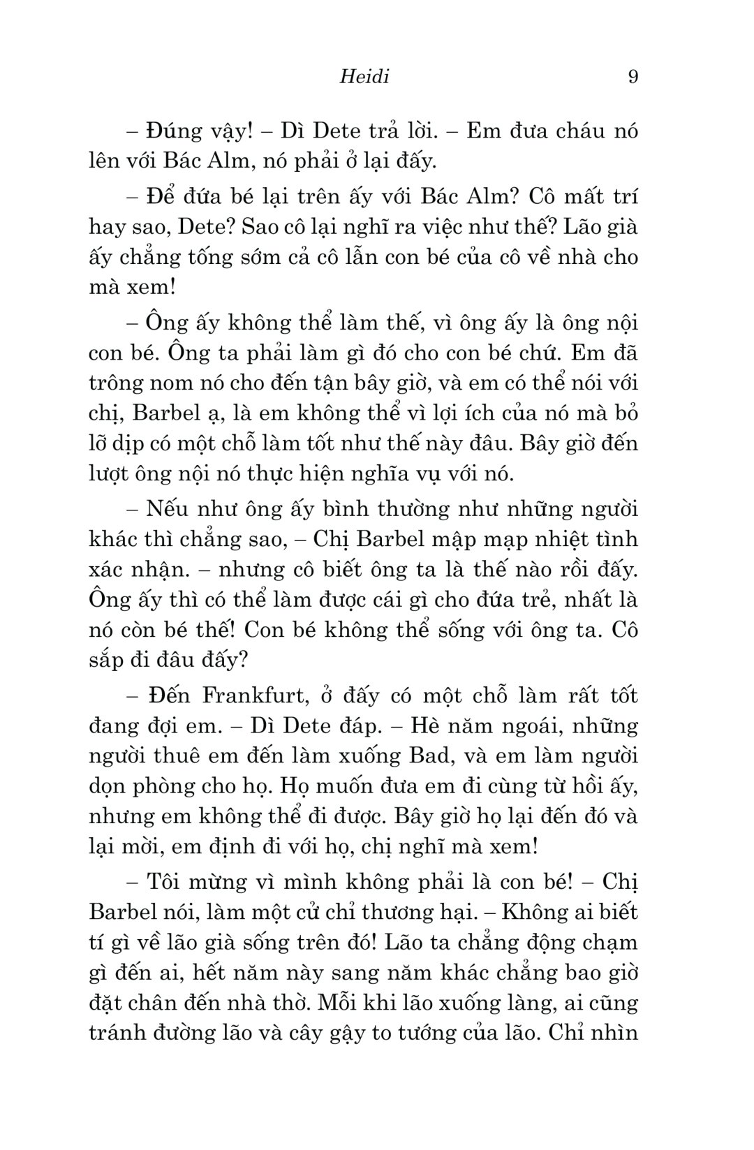 văn học cổ điển - heidi (tái bản 2023) - Ảnh 9