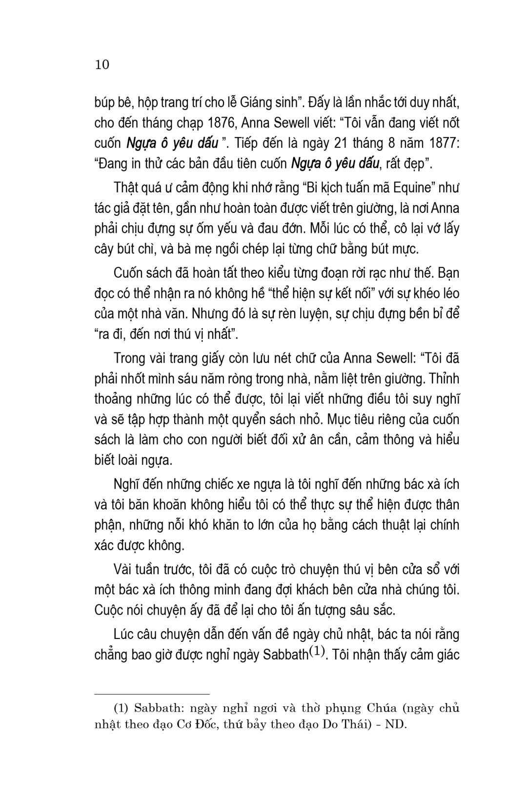 văn học cổ điển - ngựa ô yêu dấu (tái bản 2023) - Ảnh 11