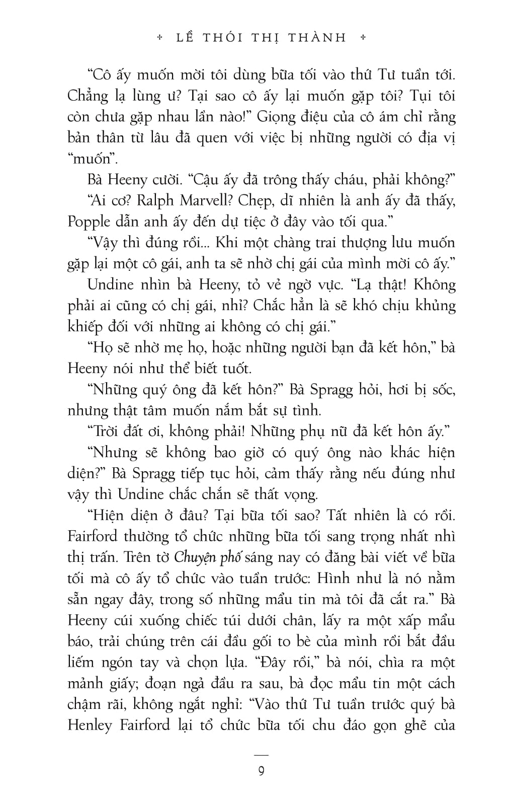 văn học kinh điển - lề thói thị thành - Ảnh 8