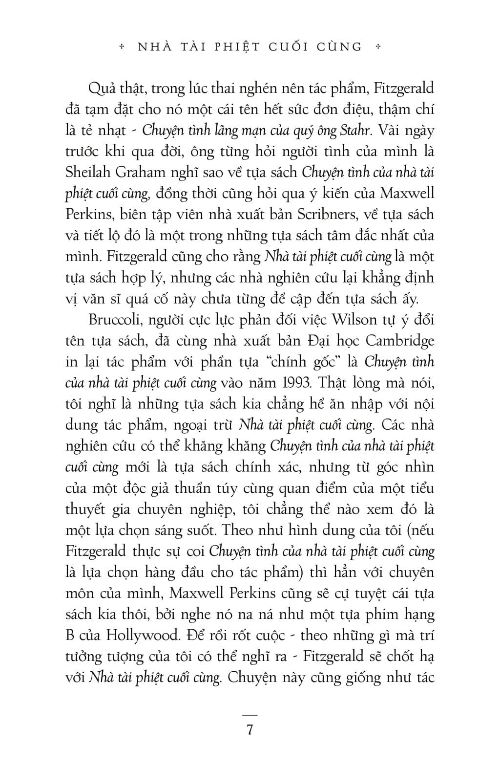 văn học kinh điển - nhà tài phiệt cuối cùng - Ảnh 5