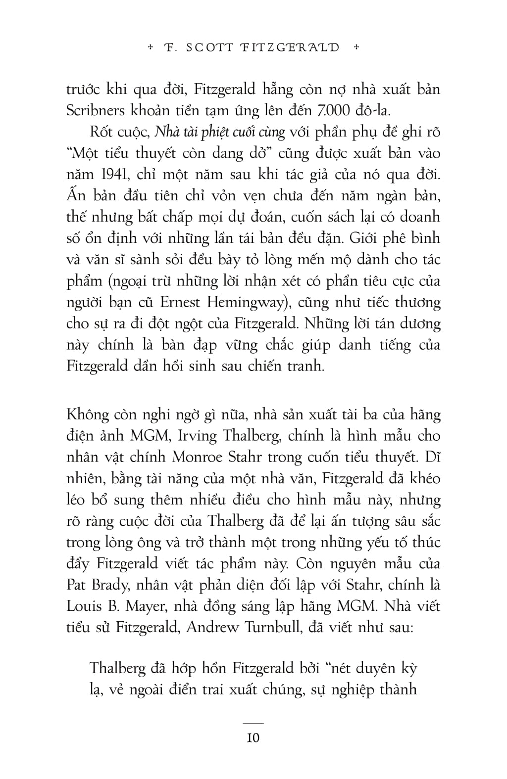 văn học kinh điển - nhà tài phiệt cuối cùng - Ảnh 8