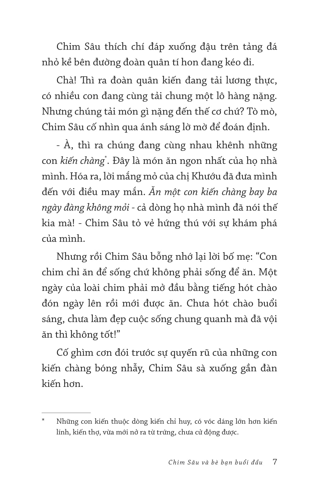 Văn Học Thiếu Nhi - Chim Sâu Và Bè Bạn Ở Rừng - Ảnh 6