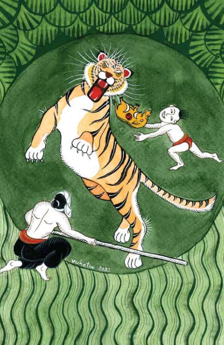 văn học thiếu nhi - những truyện kỳ thú về cọp chưa ai kể - Ảnh 15