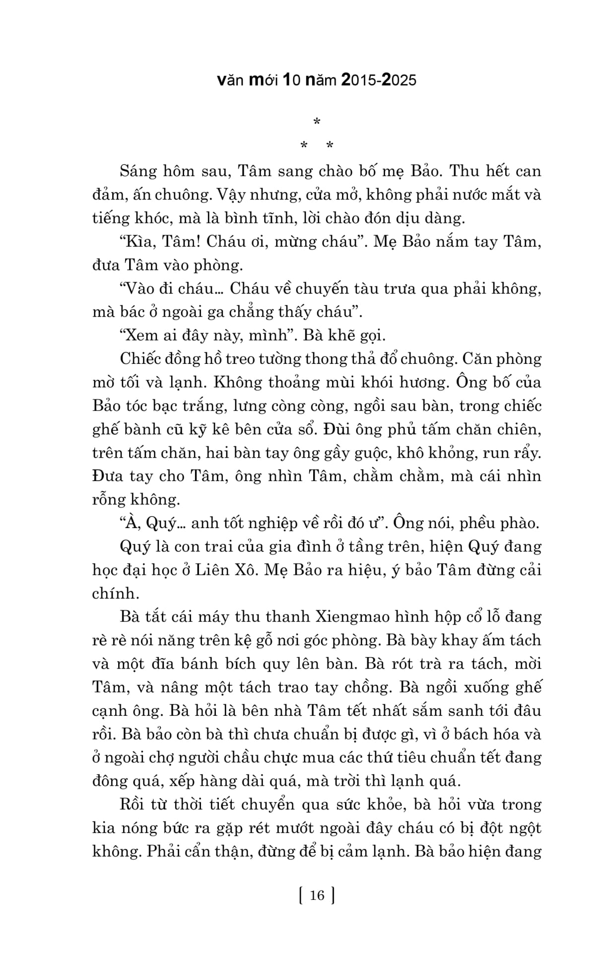Văn Mới 10 Năm 2015-2025 - Hợp Tuyển Văn Xuôi Của Các Tác Giả Mới Và Tác Giả Đang Được Mến Mộ - Ảnh 14