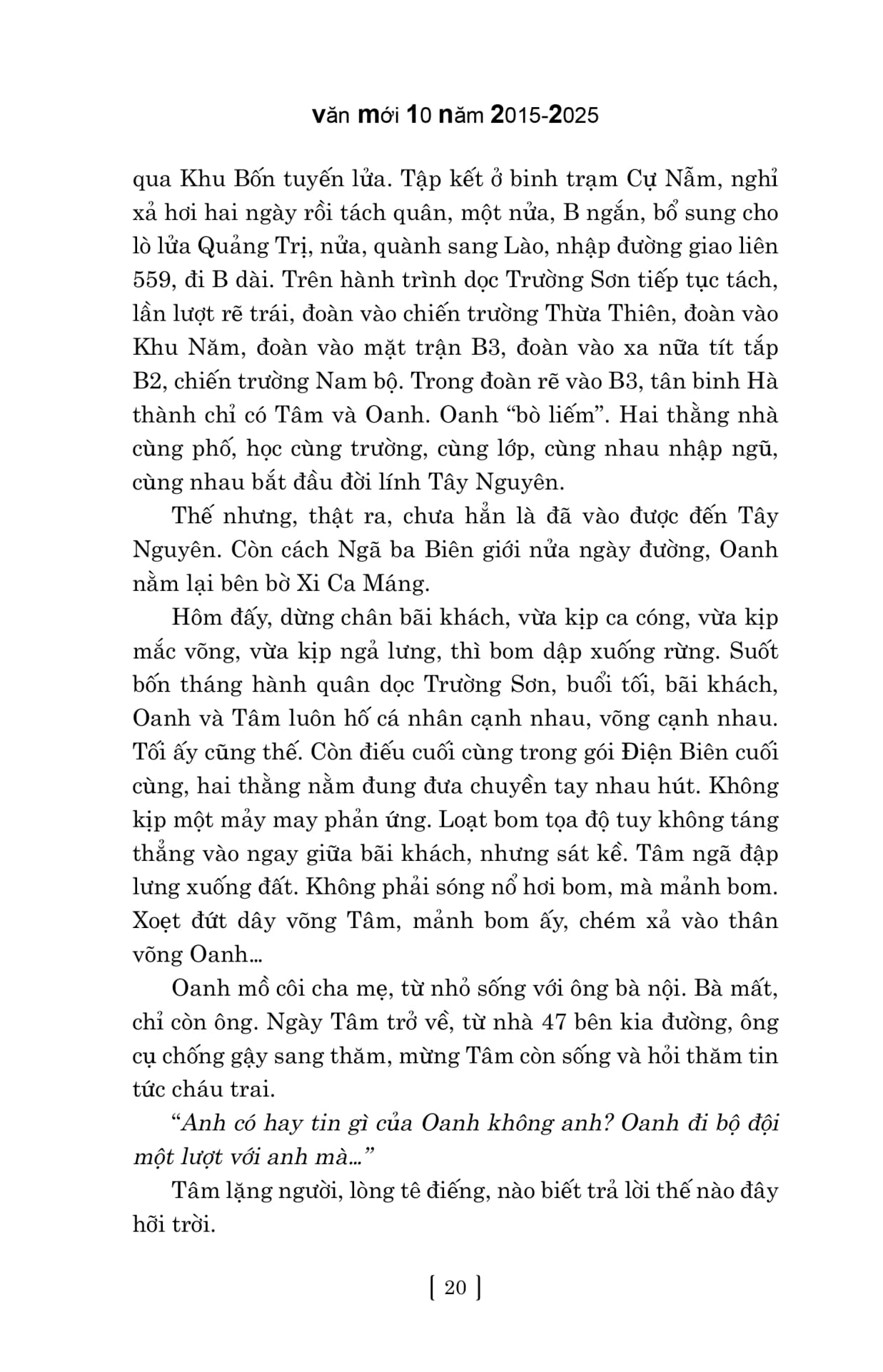 Văn Mới 10 Năm 2015-2025 - Hợp Tuyển Văn Xuôi Của Các Tác Giả Mới Và Tác Giả Đang Được Mến Mộ - Ảnh 18