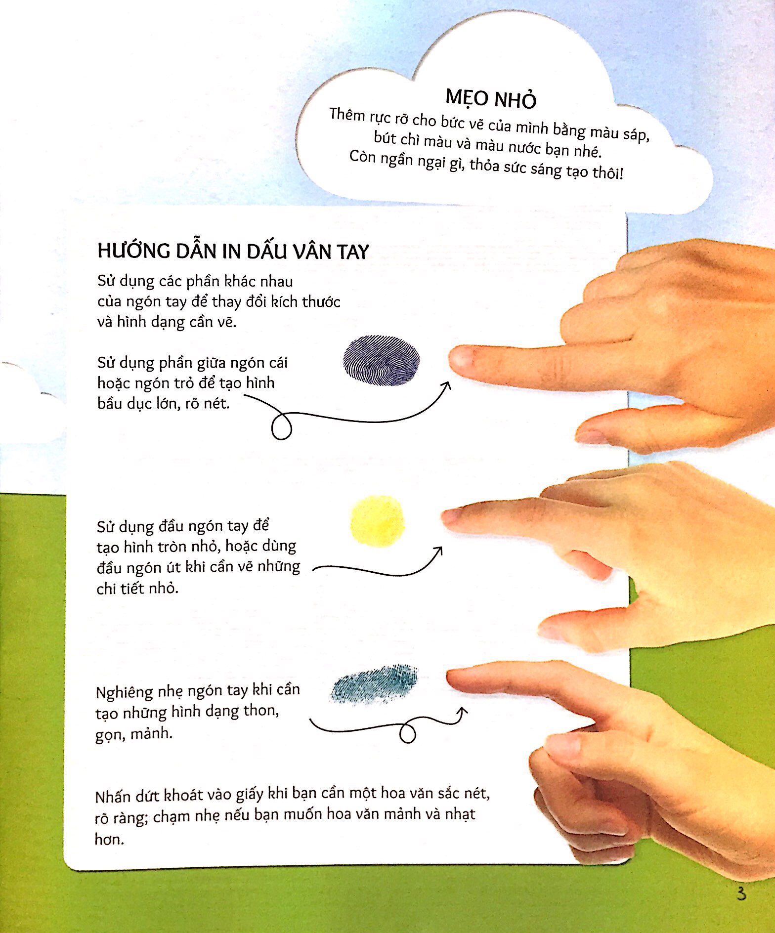 vân tay vui nhộn - tạo hình nhân vật hoạt hình - Ảnh 3