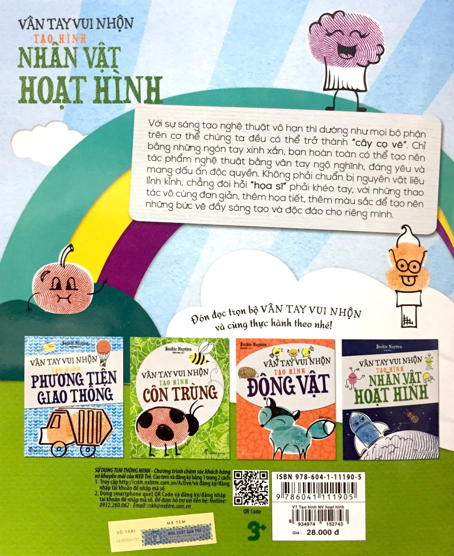 vân tay vui nhộn - tạo hình nhân vật hoạt hình - Ảnh 5