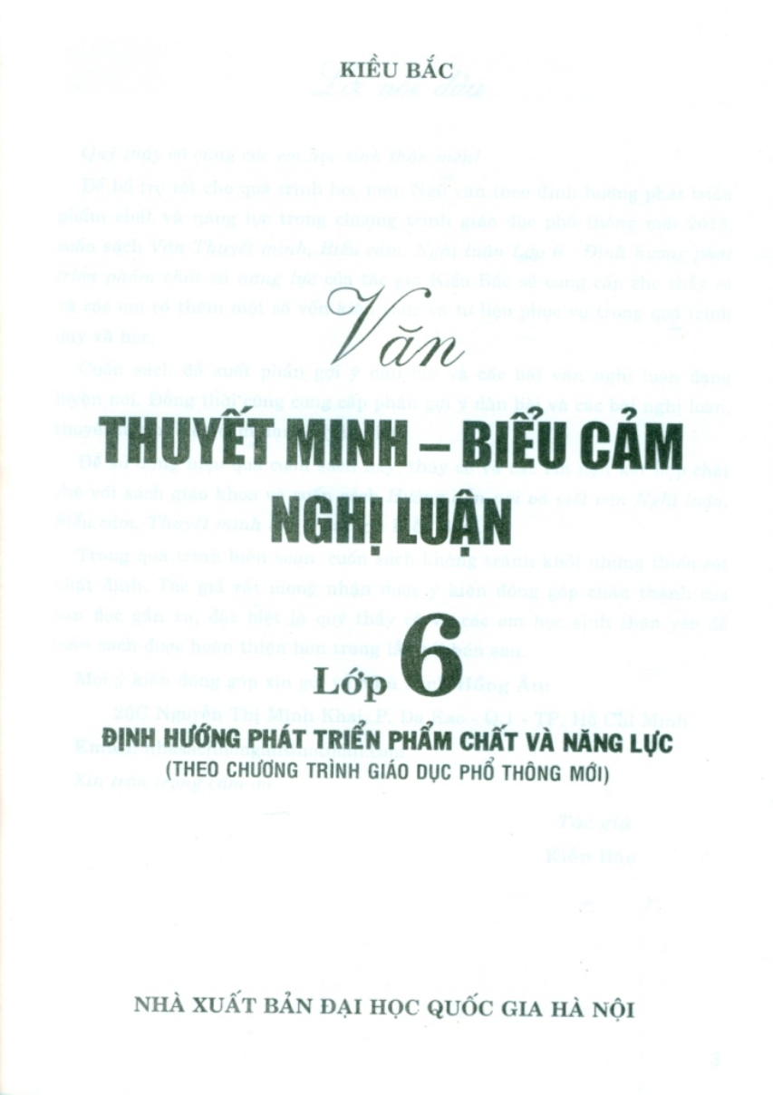 văn thuyết minh-biểu cảm-nghị luận lớp 6 (dùng chung cho các bộ sgk hiện hành) - Ảnh 3