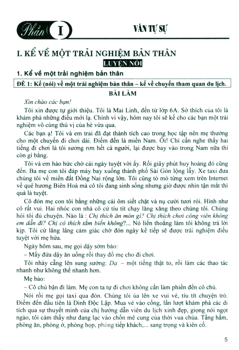 văn tự sự - miêu tả lớp 6 (theo chương trình giáo dục phổ thông mới) - Ảnh 8