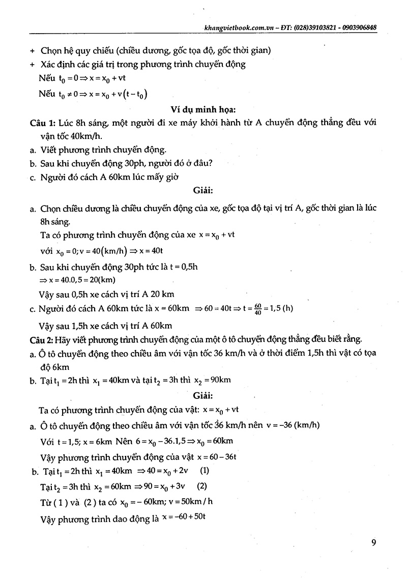 vật lý 10 - tuyệt kỹ các thủ thuật giải nhanh tự luận - trắc nghiệm - Ảnh 9