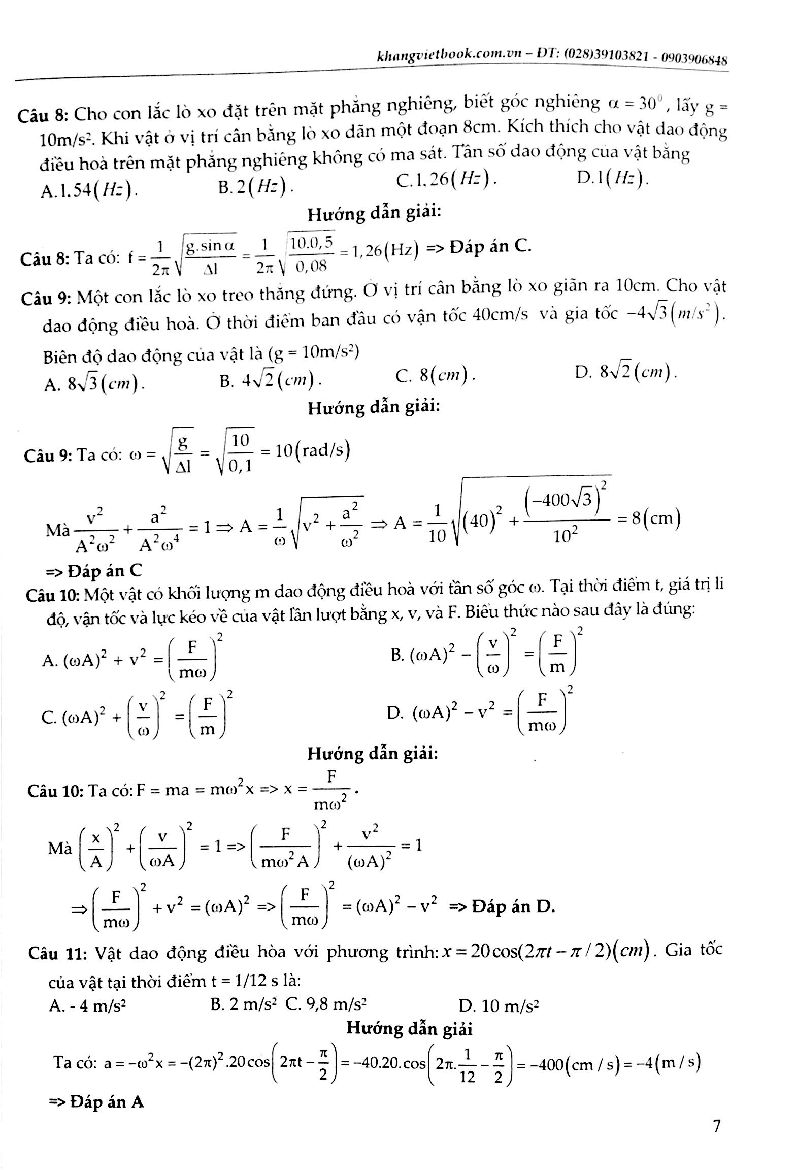 vật lý 12/1 - tuyệt kỹ các thủ thuật giải nhanh - Ảnh 7