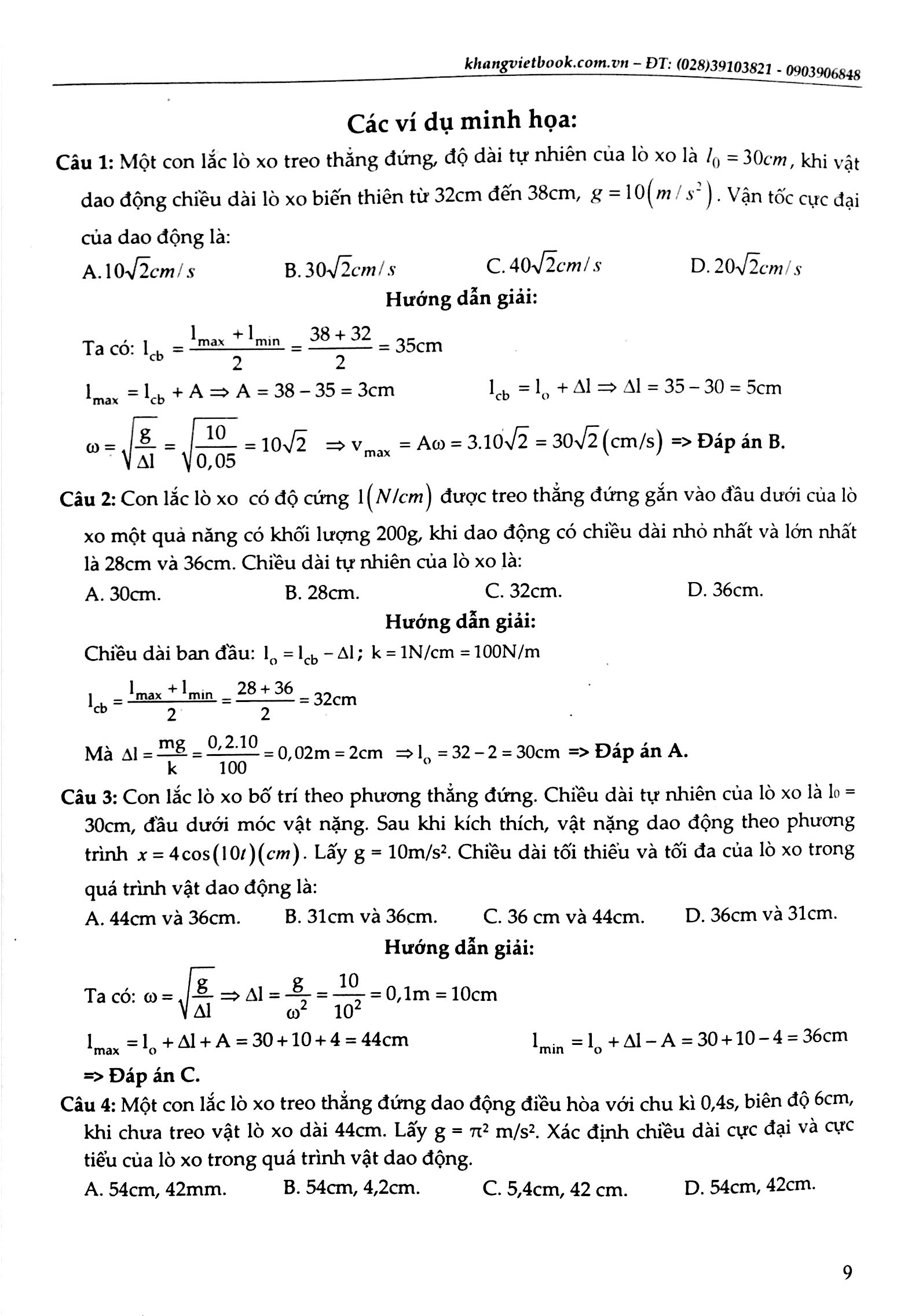 vật lý 12/1 - tuyệt kỹ các thủ thuật giải nhanh - Ảnh 9