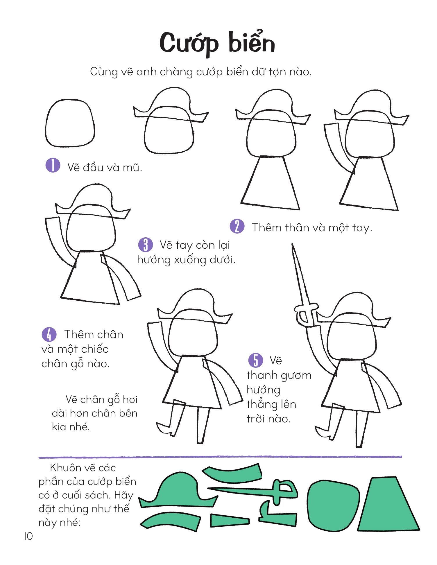 Vẽ Các Nhân Vật Bằng Khuôn Hình Sáng Tạo - Ảnh 12