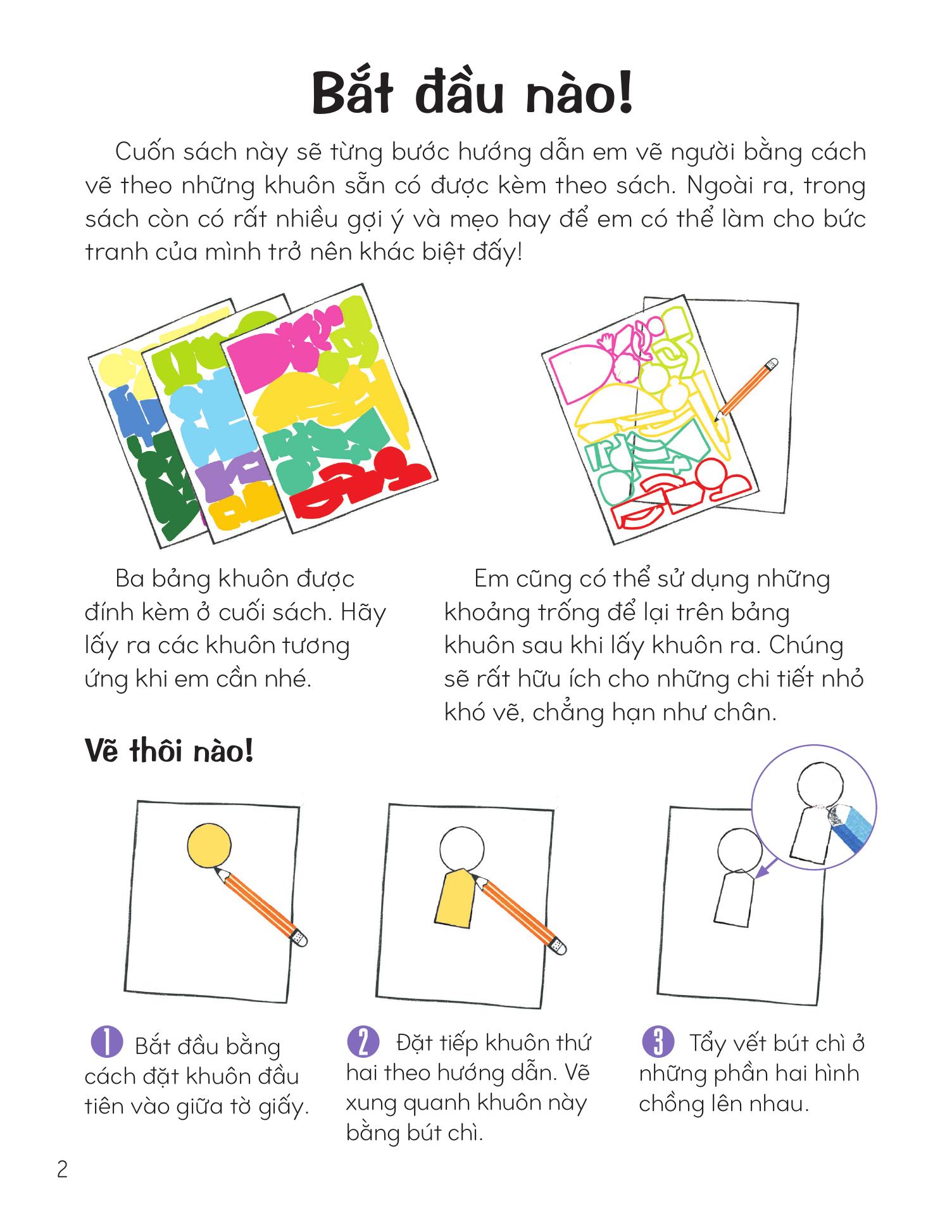 Vẽ Các Nhân Vật Bằng Khuôn Hình Sáng Tạo - Ảnh 4