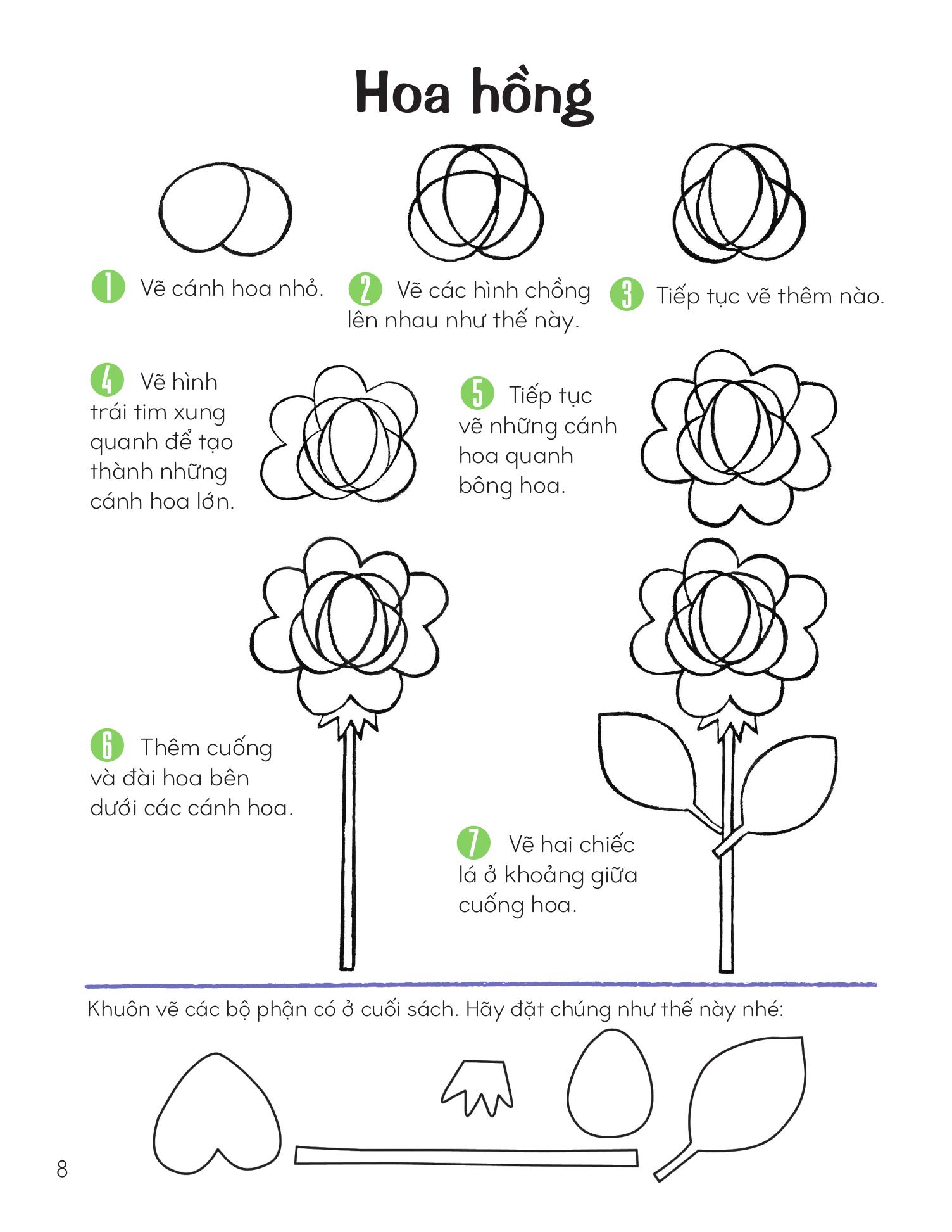 Vẽ Cây Và Hoa Bằng Khuôn Hình Sáng Tạo - Ảnh 10