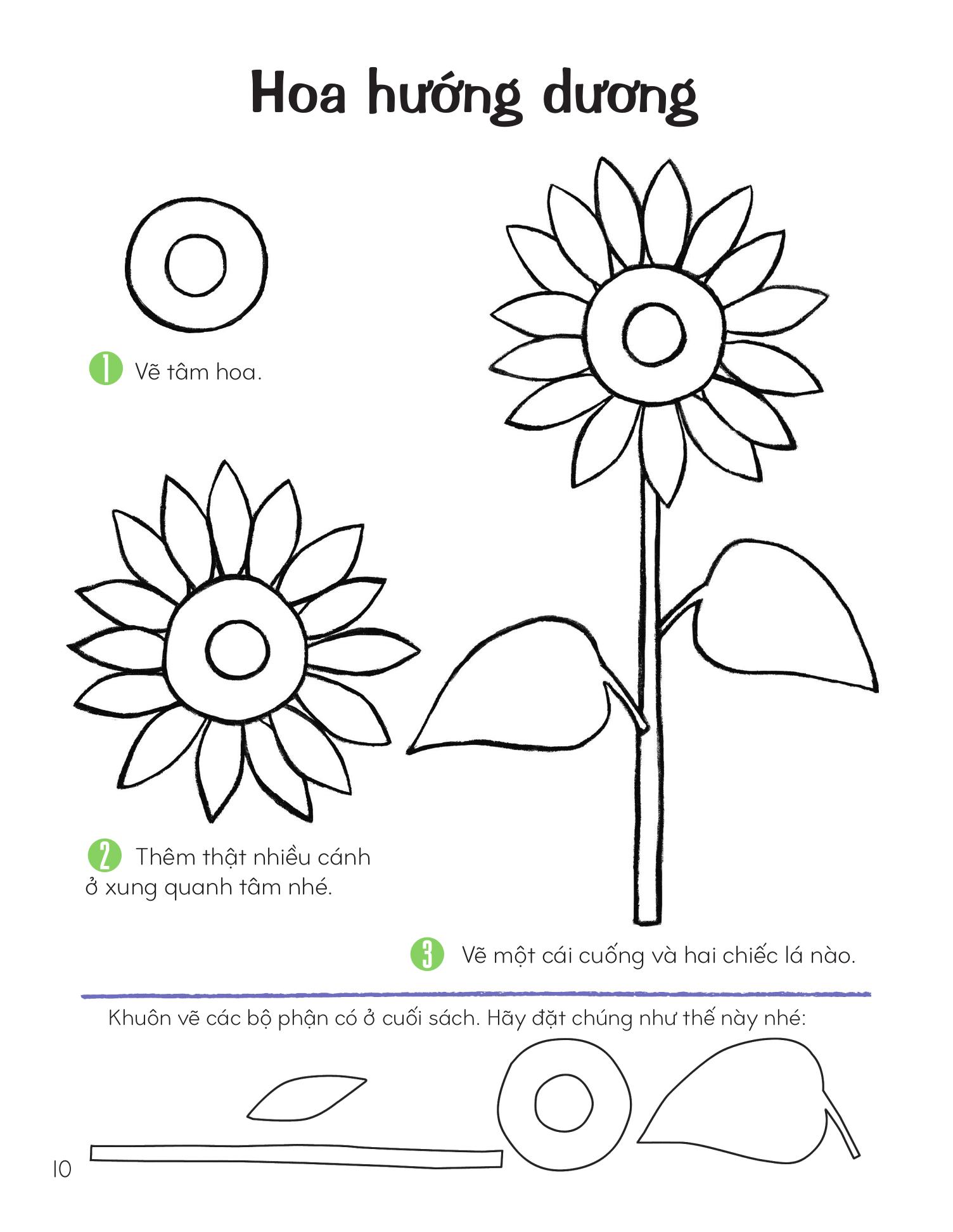 Vẽ Cây Và Hoa Bằng Khuôn Hình Sáng Tạo - Ảnh 12