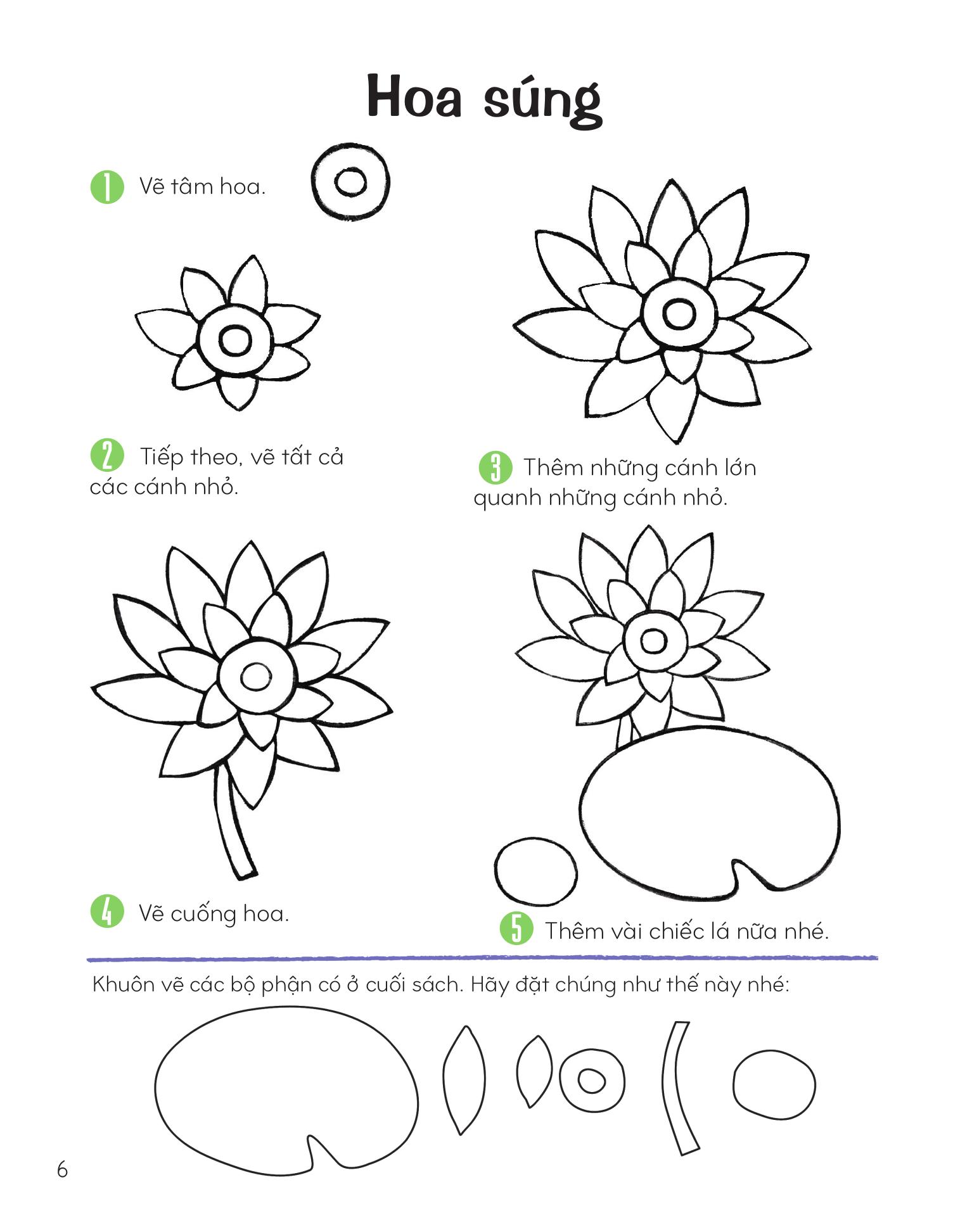 Vẽ Cây Và Hoa Bằng Khuôn Hình Sáng Tạo - Ảnh 8