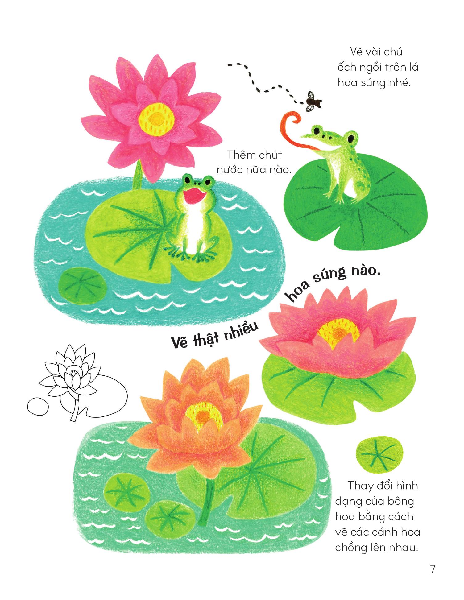 Vẽ Cây Và Hoa Bằng Khuôn Hình Sáng Tạo - Ảnh 9