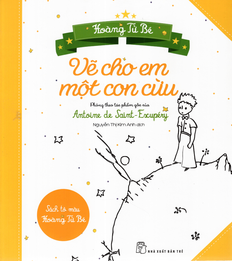 vẽ cho em một con cừu - sách tô màu hoàng tử bé - Ảnh 2