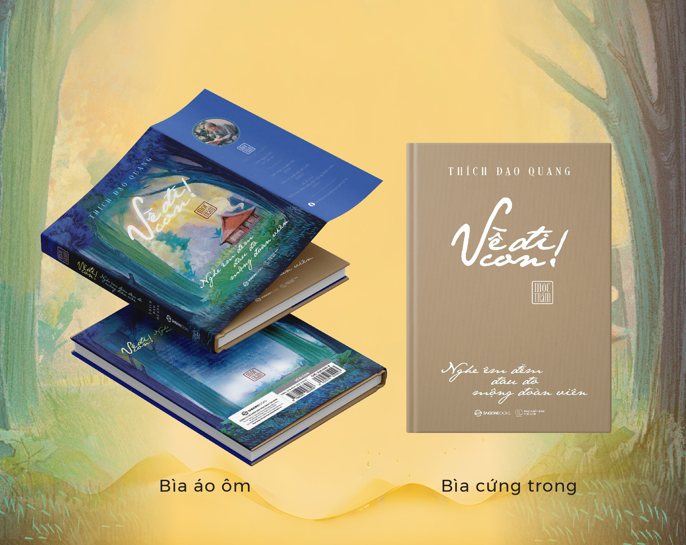 về đi con - nghe êm đềm đâu đó mộng đoàn viên - bản đặc biệt - bìa cứng - tặng kèm chữ ký của tác giả + 3 postcard - Ảnh 3