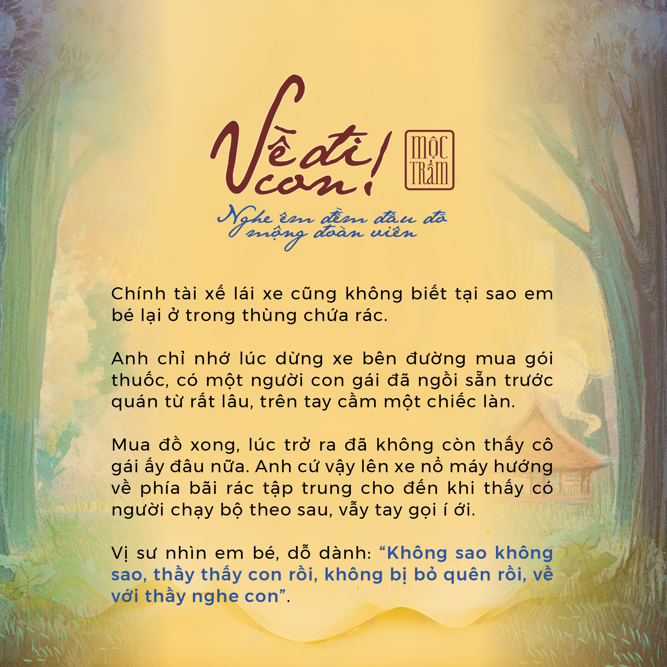 về đi con - nghe êm đềm đâu đó mộng đoàn viên - bản đặc biệt - bìa cứng - tặng kèm chữ ký của tác giả + 3 postcard - Ảnh 7