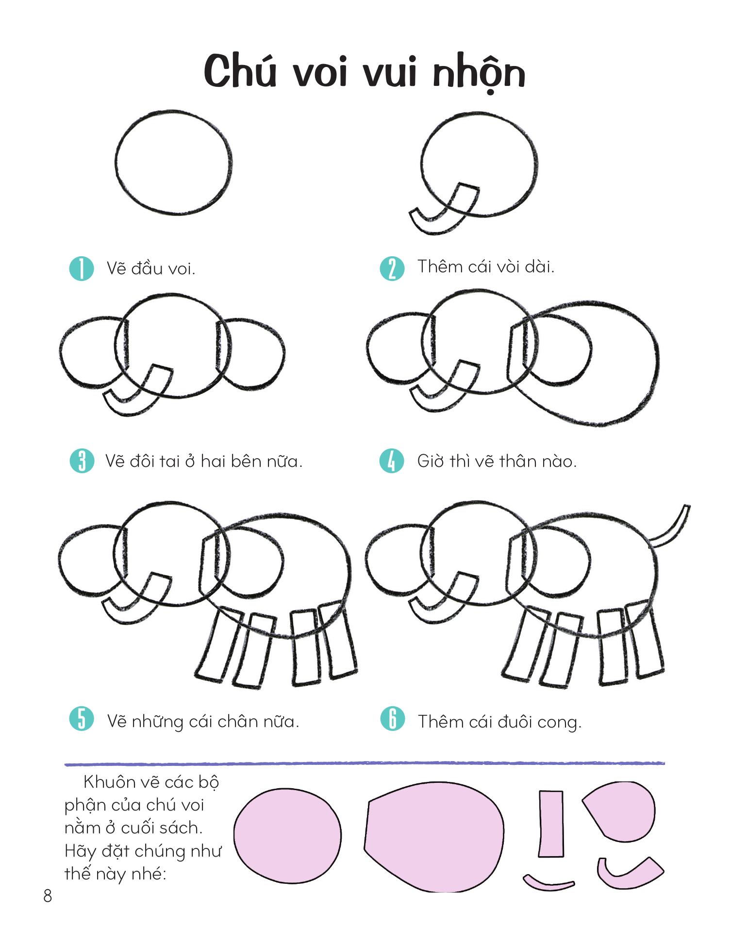 Vẽ Động Vật Bằng Khuôn Hình Sáng Tạo - Ảnh 10