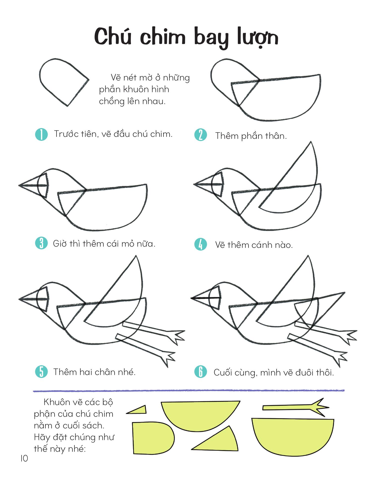 Vẽ Động Vật Bằng Khuôn Hình Sáng Tạo - Ảnh 12