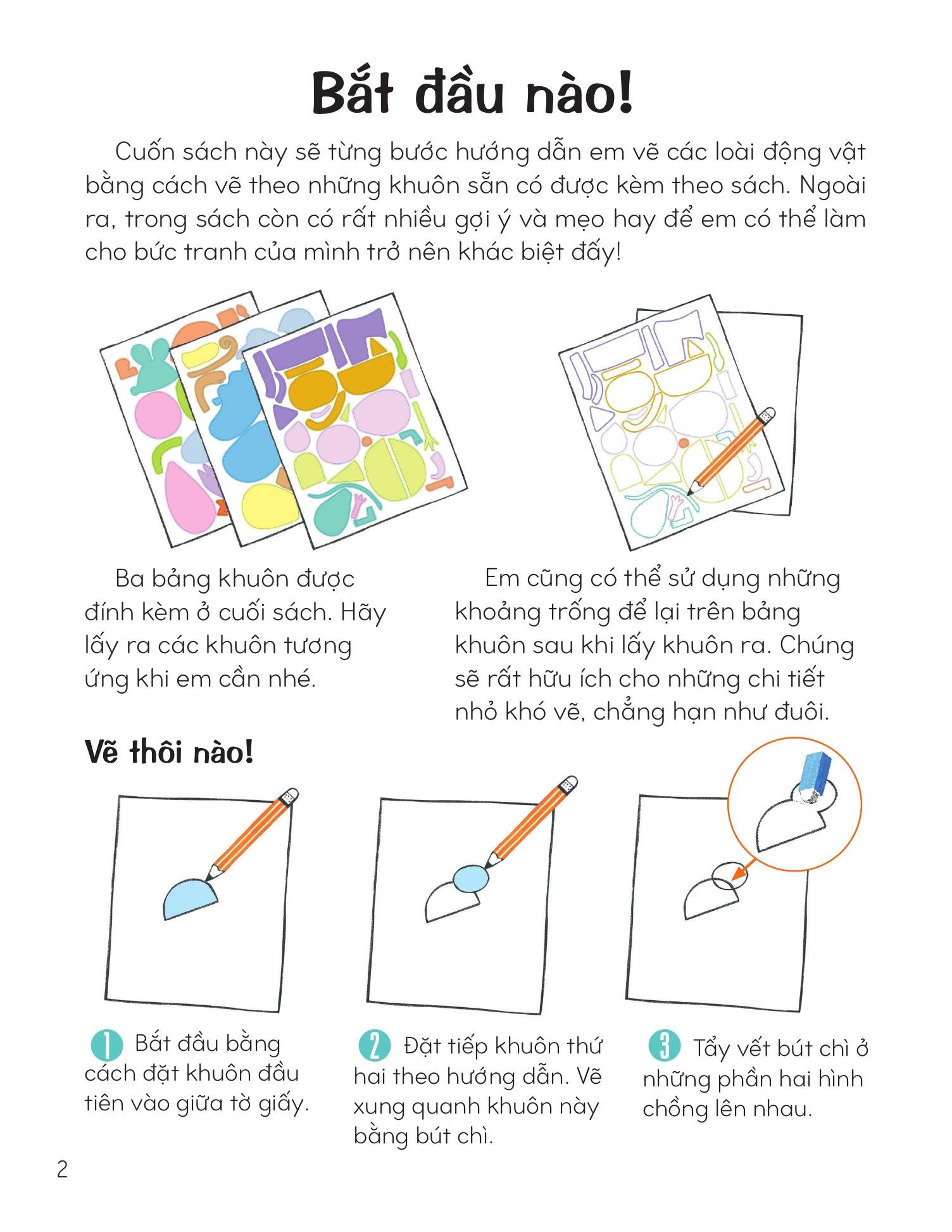 Vẽ Động Vật Bằng Khuôn Hình Sáng Tạo - Ảnh 4