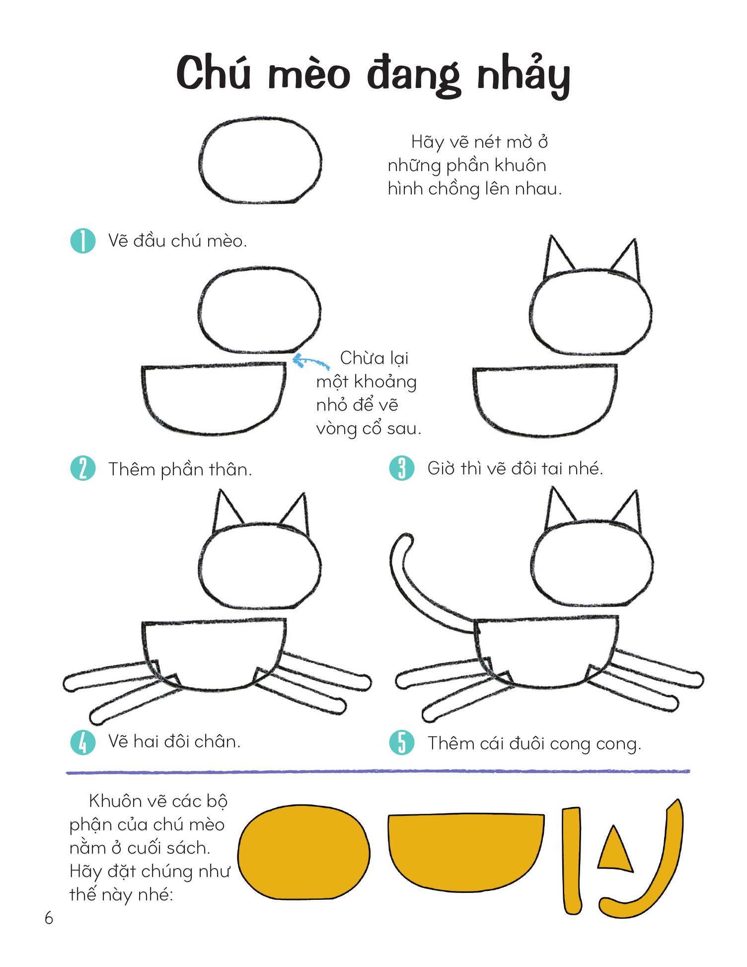 Vẽ Động Vật Bằng Khuôn Hình Sáng Tạo - Ảnh 8