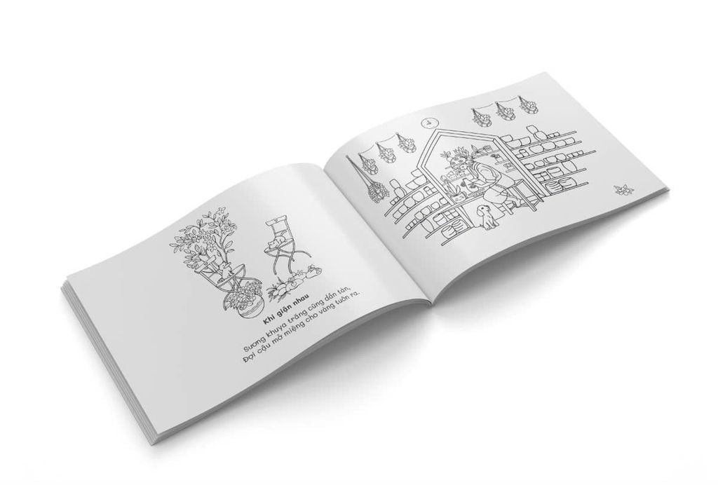 vẽ hạnh phúc trong an yên - cuốn sách tô màu lưu trữ thời gian - Ảnh 4