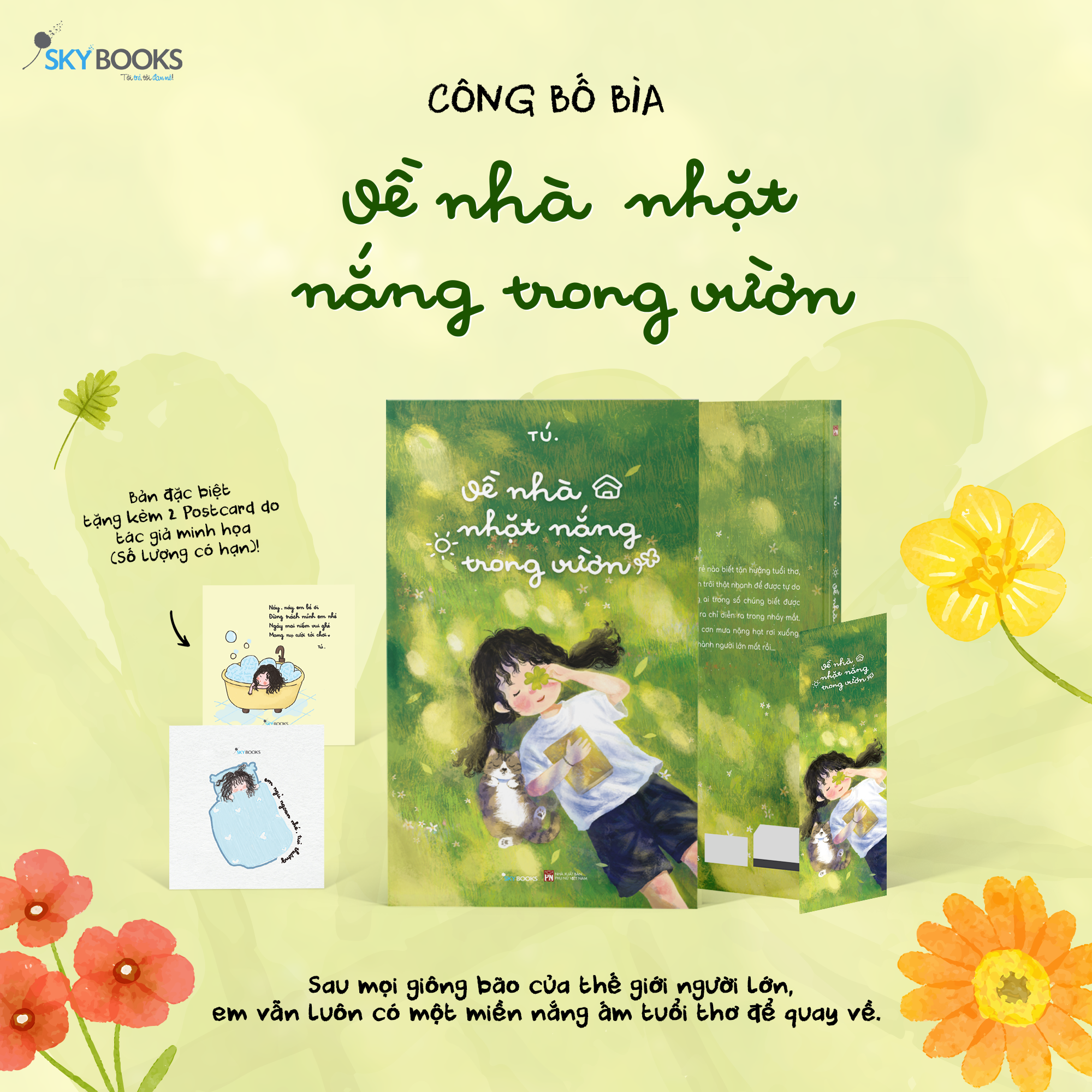 Về Nhà Nhặt Nắng Trong Vườn - Bản Đặc Biệt - Tặng Kèm 1 Bookmark + 2 Postcard - Ảnh 2
