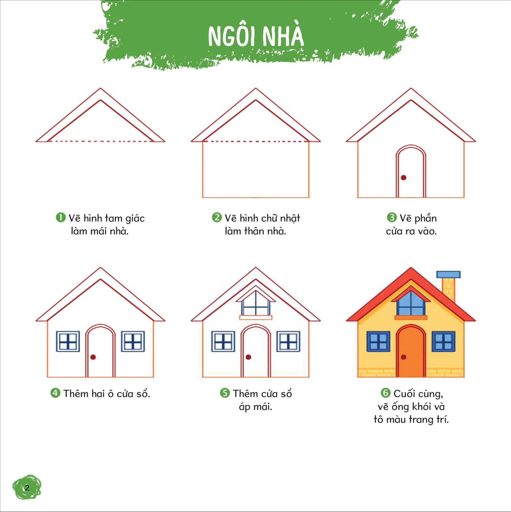 vẽ tất tật từ những hình cơ bản - nhà cửa và đồ đạc (tái bản 2023) - Ảnh 2