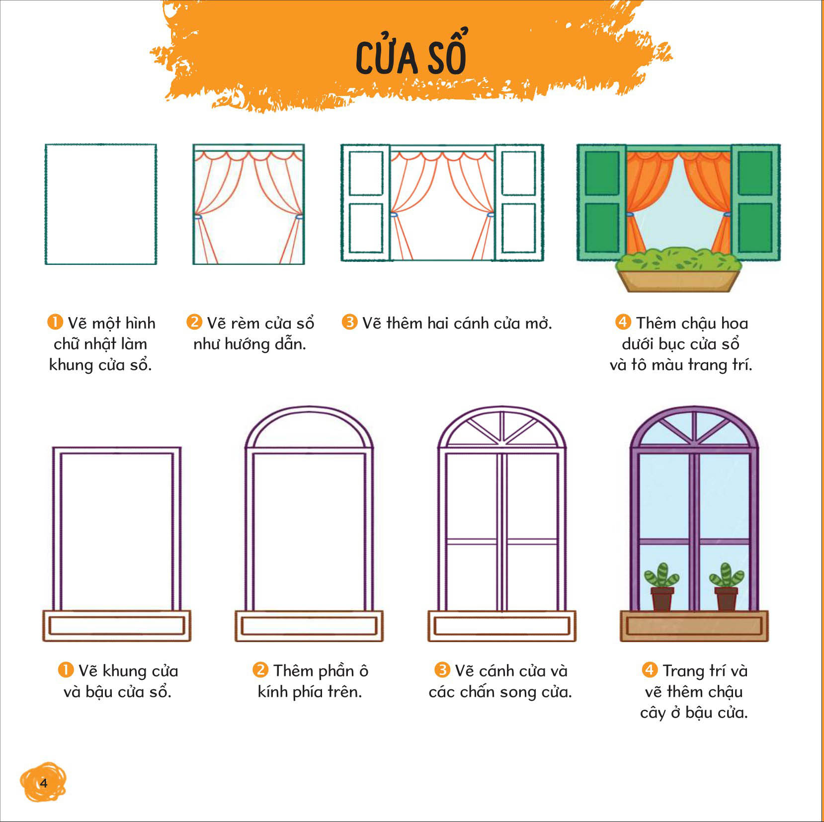 vẽ tất tật từ những hình cơ bản - nhà cửa và đồ đạc (tái bản 2023) - Ảnh 4