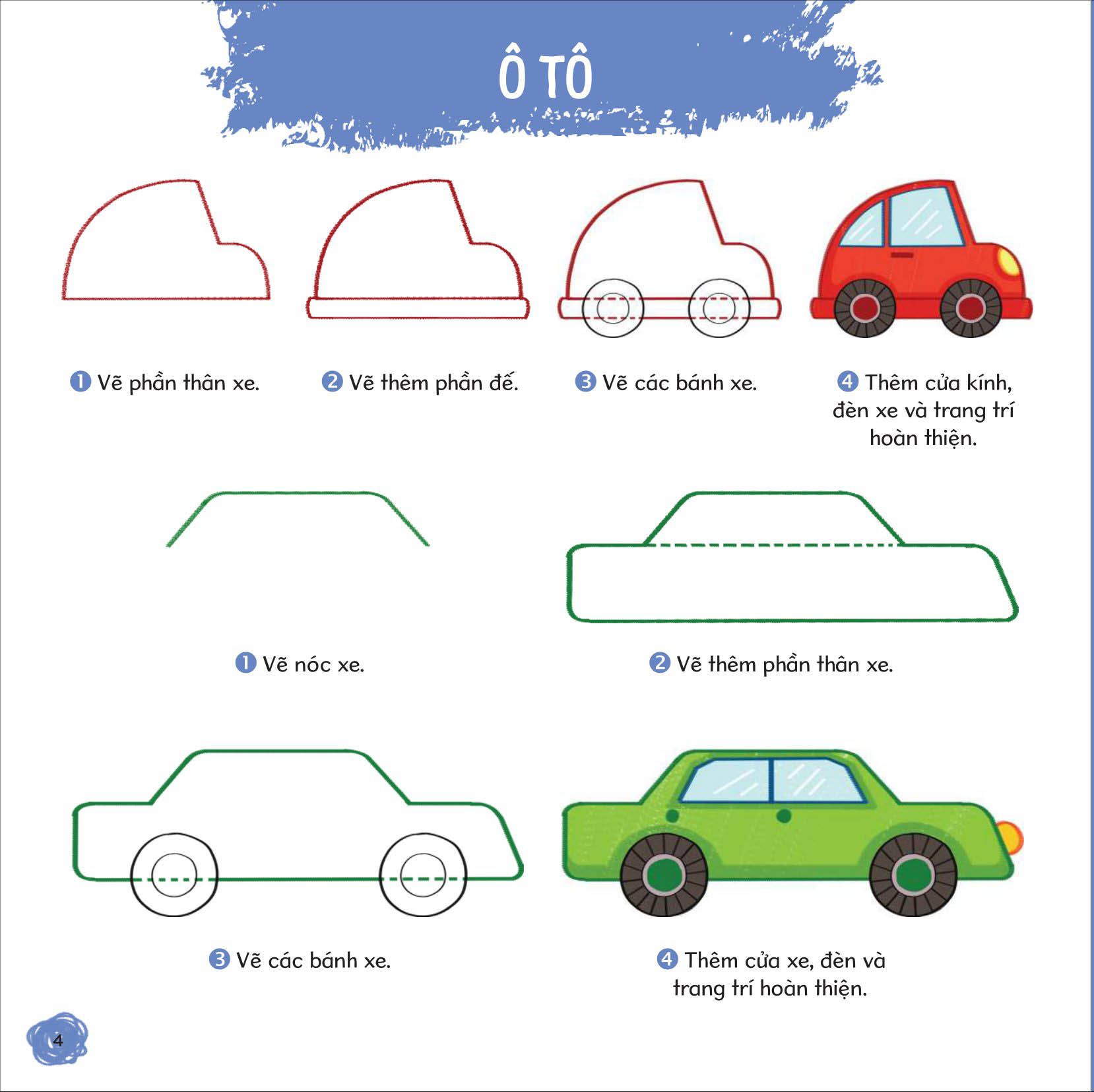 vẽ tất tật từ những hình cơ bản - phương tiện giao thông - Ảnh 4