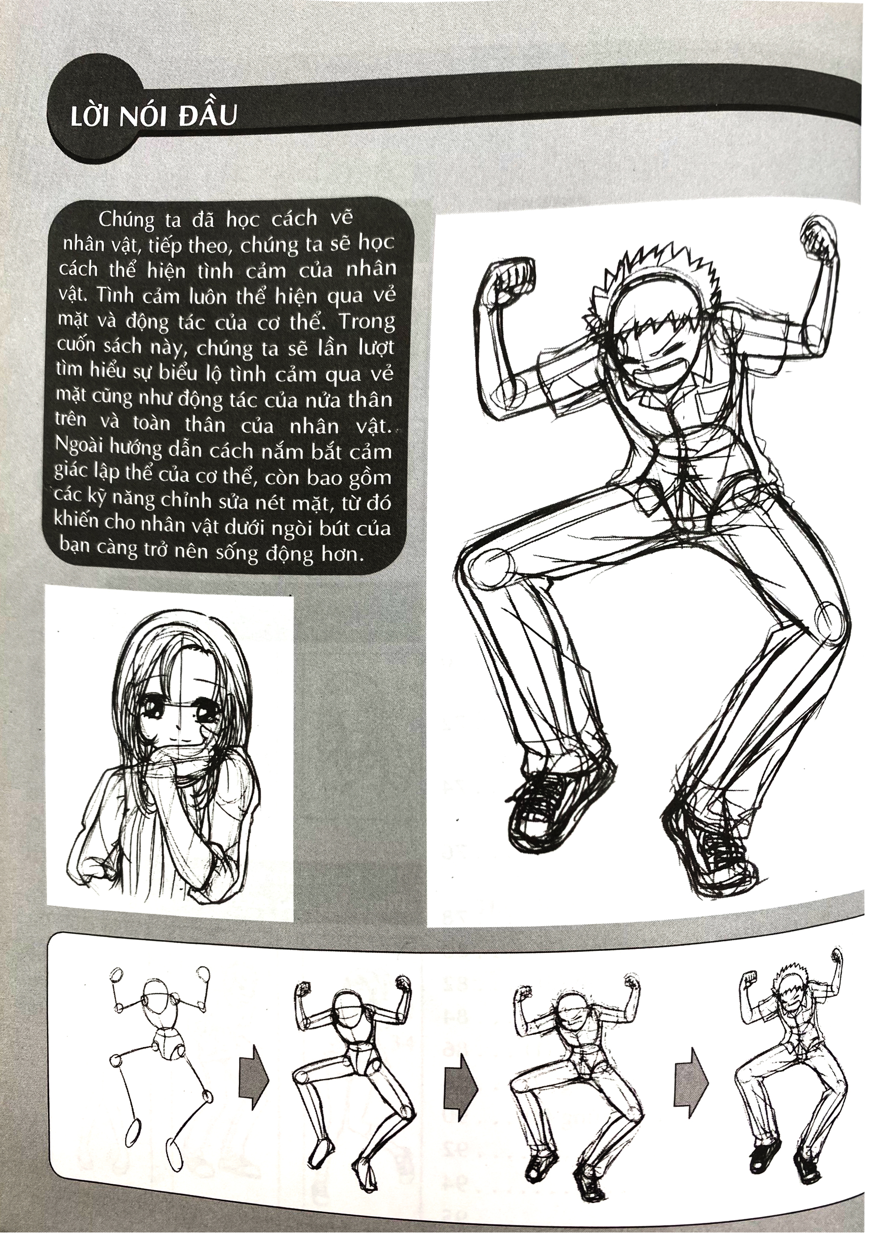 vẽ truyện tranh phong cách nhật bản - biểu cảm - Ảnh 2