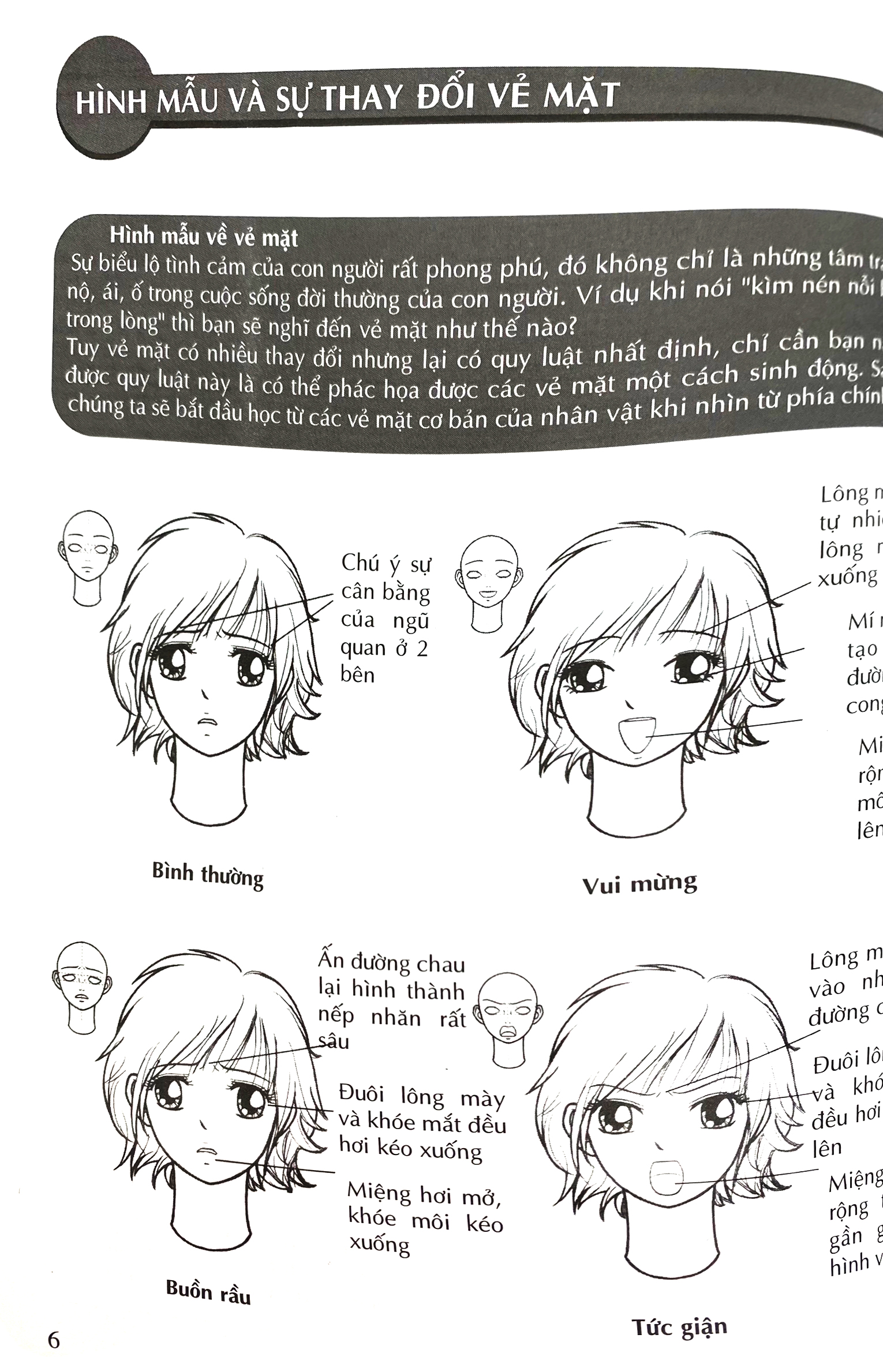 vẽ truyện tranh phong cách nhật bản - biểu cảm - Ảnh 4