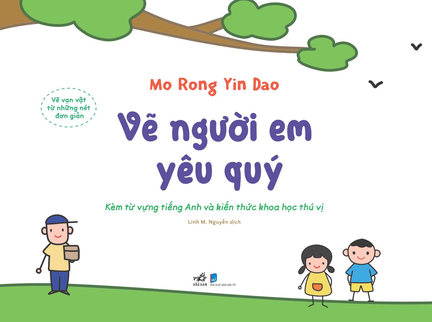 vẽ vạn vật từ những nét đơn giản - vẽ người em yêu quý - Ảnh 2