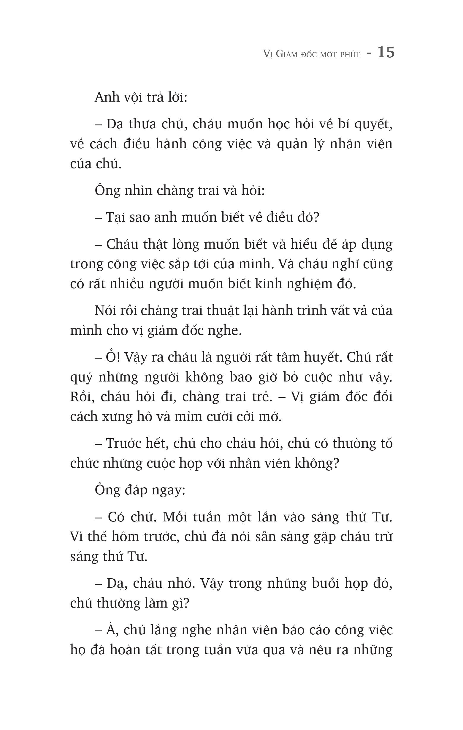 vị giám đốc một phút - Ảnh 10