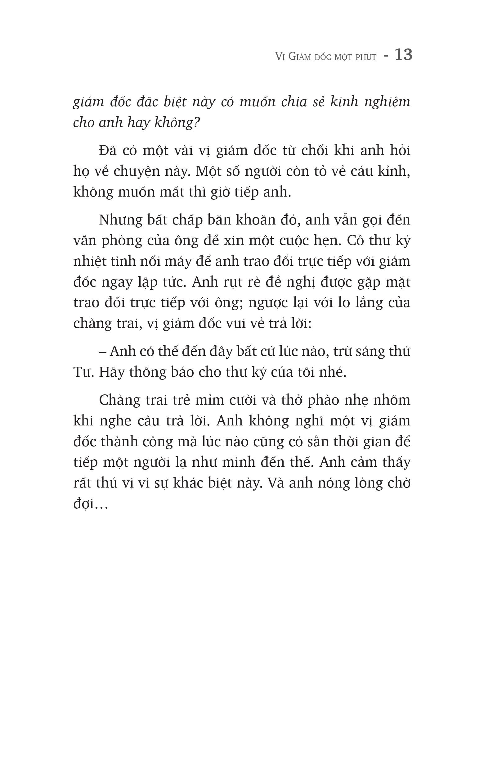 vị giám đốc một phút - Ảnh 8