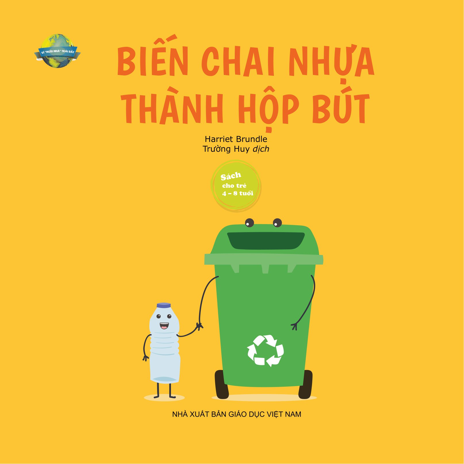 vì " ngôi nhà" trái đất - biến chai nhựa thành hộp bút - Ảnh 2