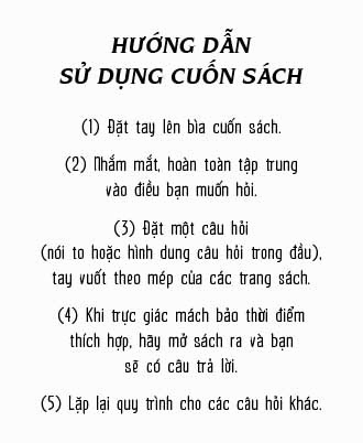 vị thần của những quyết định - the book of answers - bản bìa hồng - Ảnh 3