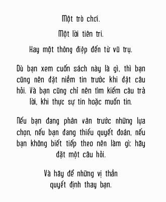 vị thần của những quyết định - the book of answers - bản bìa hồng - Ảnh 4