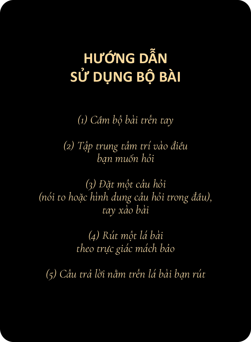 vị thần của những quyết định - the book of answers - phiên bản bộ bài - Ảnh 3