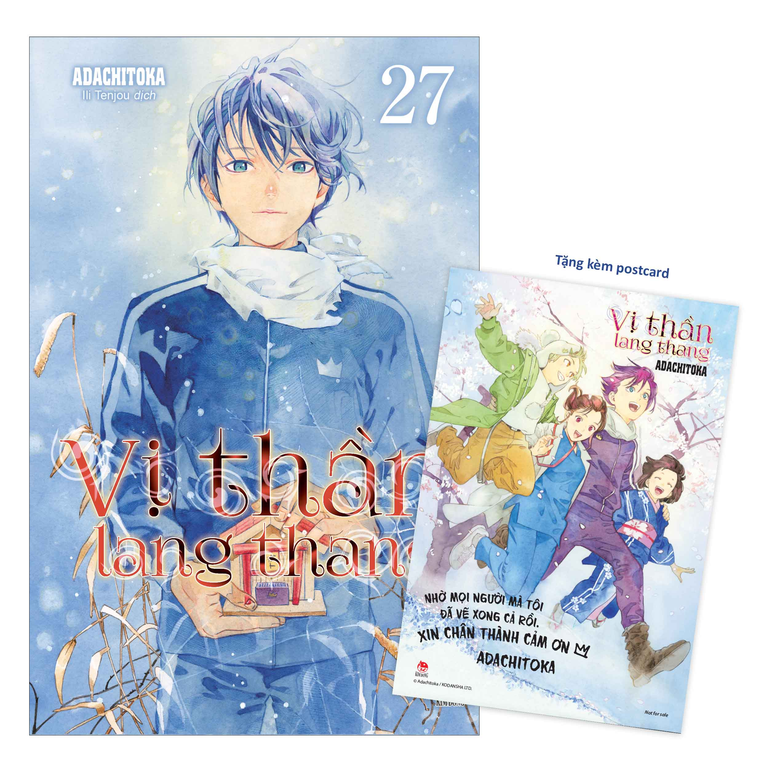 vị thần lang thang - tập 27 - tặng kèm postcard - Ảnh 2
