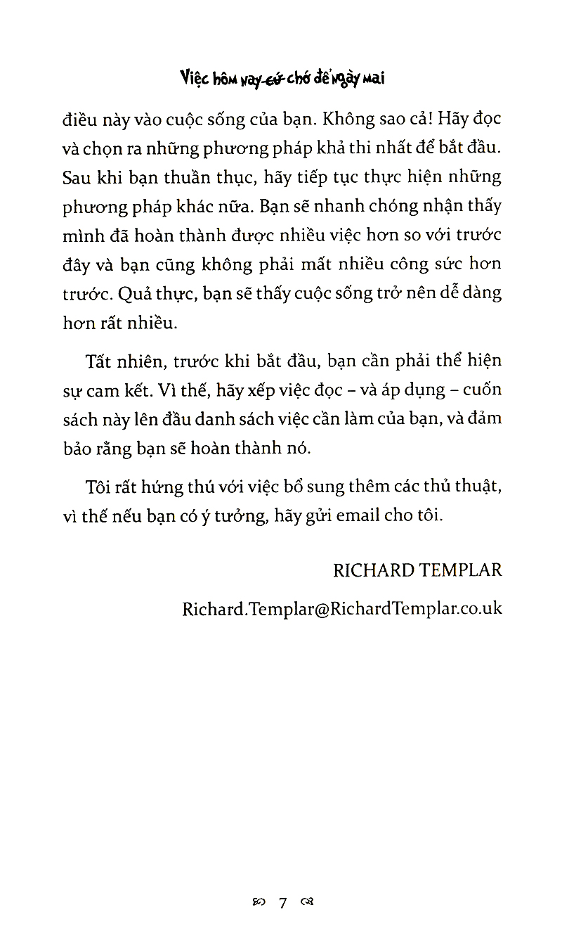việc hôm nay chớ để ngày mai (tái bản) - Ảnh 4